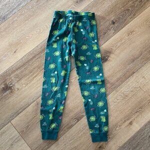Hanna Andersson Bruno Encanto Pajama Pants Green Pattern Organic Cotton Size 6-7